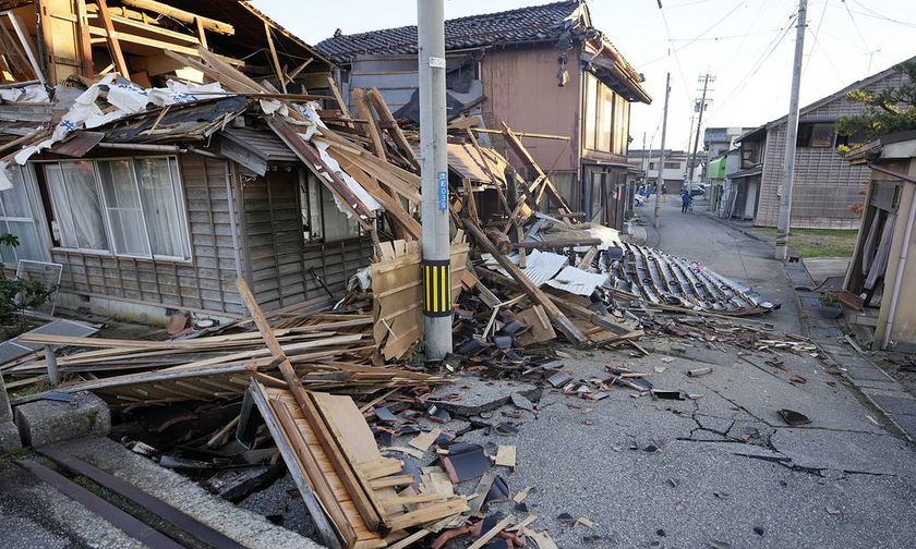Số người thiệt mạng trong động đất tại Nhật Bản tăng lên thành 92